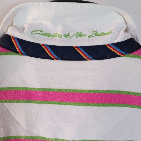 Canterbury of New Zealand Rugby Polo Shirt Embroidered Large Played in Heaven - Picture 7 of 10